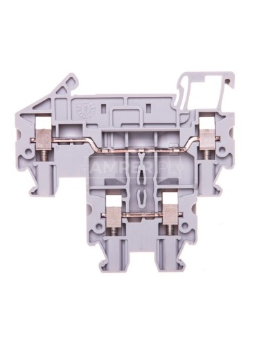 Złączka przelotowa 2-poziomowa 2,5mm2 szara UTTB 2,5 3044636