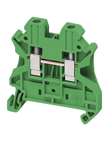 Złączka szynowa 2-przewodowa 4mm2 zielona ATEX NSYTRV42GN