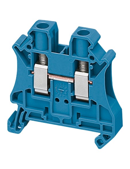 Złączka szynowa 2-przewodowa 6mm2 niebieska ATEX NSYTRV62BL