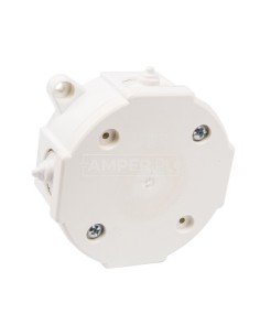 Puszka odgałęźna z zaciskami 4-torowa dla Cu do 2.5mm2 IP41 biała 80x38 0212-00