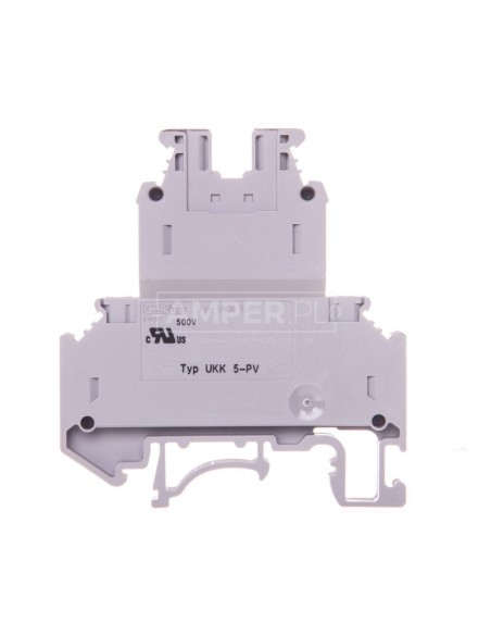Z??czka przelotowa 2-poziomowa 4mm2 szara UKK 5-PV 2791388