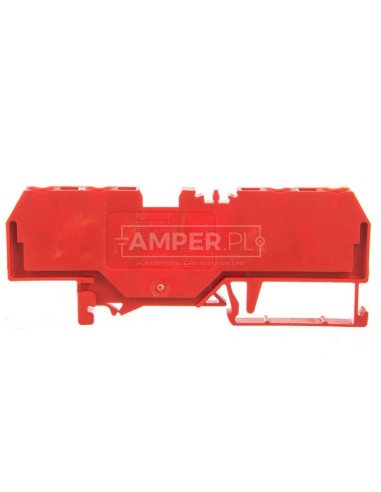 Złączka 4-przewodowa 4mm2 czerwona 281-663  /50szt./