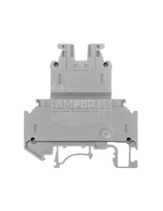 Listwa zaciskowa przepustowa 2-piętrowa 4-przewodowa 0,2-4mm2 szara UKK3 2770011