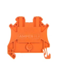 Złączka szynowa przepustowe 2-przewodowa 2,5mm2 pomarańczowa Ex UT 2,5 OG 3045046 /50szt./