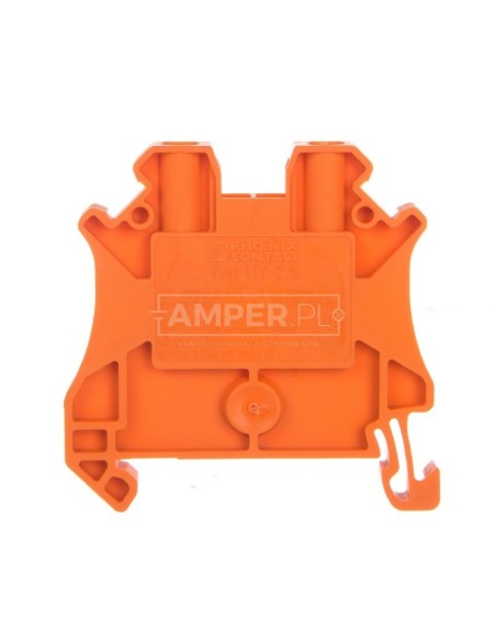 Złączka szynowa przepustowe 2-przewodowa 2,5mm2 pomarańczowa Ex UT 2,5 OG 3045046 /50szt./