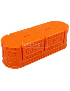 Puszka podtynkowa potrójna 60mm pomarańczowa M3x60F 33167008 2