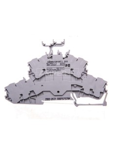 Złączka szynowa 2-pietrowa 4-przewodowa 2,5mm2 szara 2002-2431 TOPJOBS  /50szt./