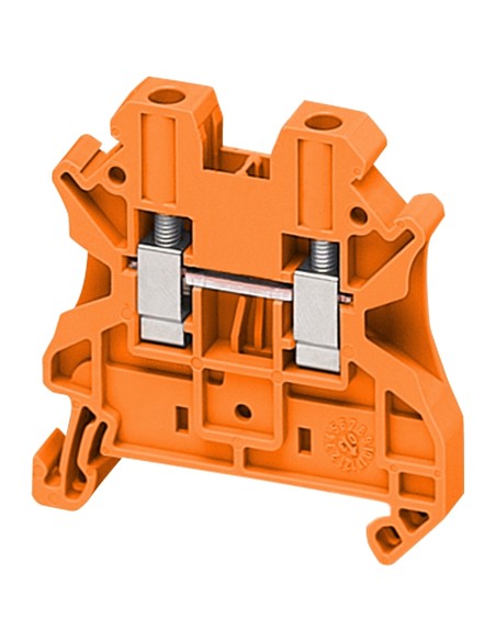 Złączka szynowa 2-przewodowa 4mm2 pomarańczowa ATEX NSYTRV42AR