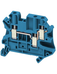 Złączka szynowa 3-przewodowa 4mm2 niebieska ATEX NSYTRV43BL