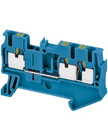 Złączka szynowa 3-przewodowa 2,5mm2 niebieska, samozaciskowa ATEX NSYTRP23BL