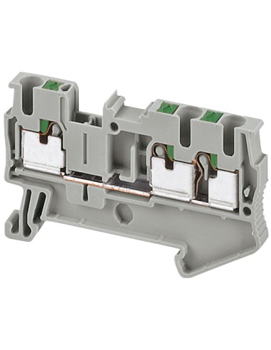 Złączka szynowa 3-przewodowa 2,5mm2 szara, samozaciskowa ATEX NSYTRP23