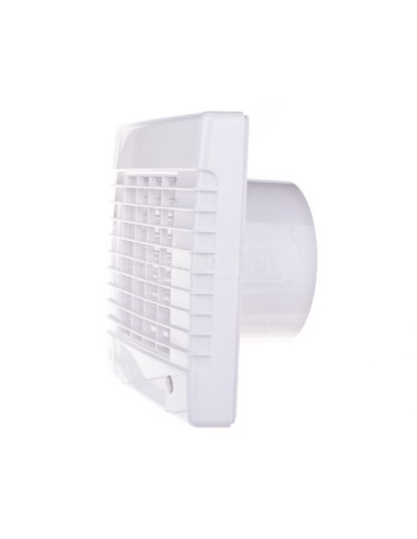 Wentylator domowy fi 100 230V 18W 98m3/h 34dB 50Hz z żaluzją, higrostatem i wyłącznikiem czasowym 100MATH