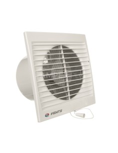 Wentylator domowy fi 125 230V 16W 180m3/h 35dB ścienny z wyłącznikiem sznurkowym (STYL WP) 125SV