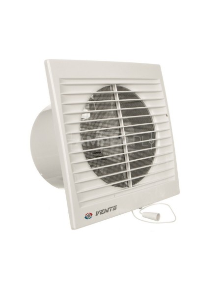 Wentylator domowy fi 125 230V 16W 180m3/h 35dB ścienny z wyłącznikiem sznurkowym (STYL WP) 125SV