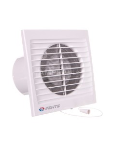 Wentylator łazienkowy fi 100 230V 14W 95m3/h 35dB ścienny wyłącznikiem sznurkowym (STYL WP) 100SV