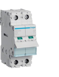 Rozłącznik izolacyjny 40A 2P Hager SBN240 - hurtownia elektryczna Amper.pl