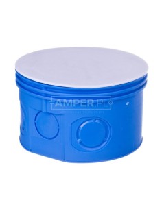 Puszka podtynkowa 80mmx50mm niebieska Z 80K 34073203 /30szt./ 2