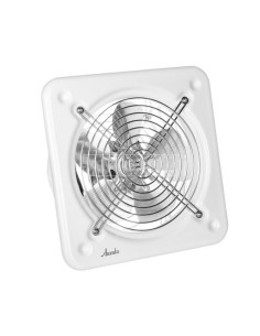 Wentylator osiowy fi 200 26,5W 405m3/h 230V IP44 biały E0007848W WO200