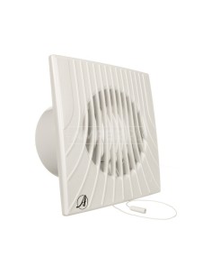 Wentylator wyciągowy fi 100 14W 98m3/h 230V IPX4 biały włącznik pociągany E0007848W WA100W