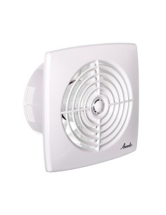 Wentylator wyciągowy fi 125 16W 175m3/h 230V IPX4 biały włącznik pociągany RETIS WR125W E00078 WR125W