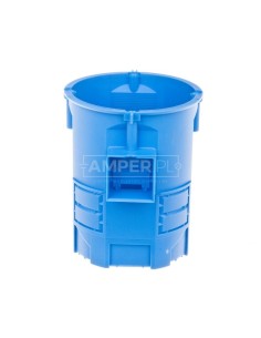 Puszka podtynkowa fi 60mm niebieska 80mm głębokości S60G 34008203 /35szt./ 2