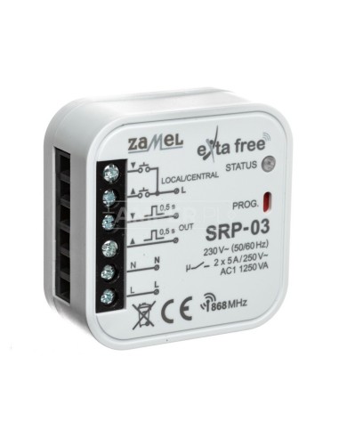 Sterownik rolet dopuszkowy centralny SRP-03 EXF10000081