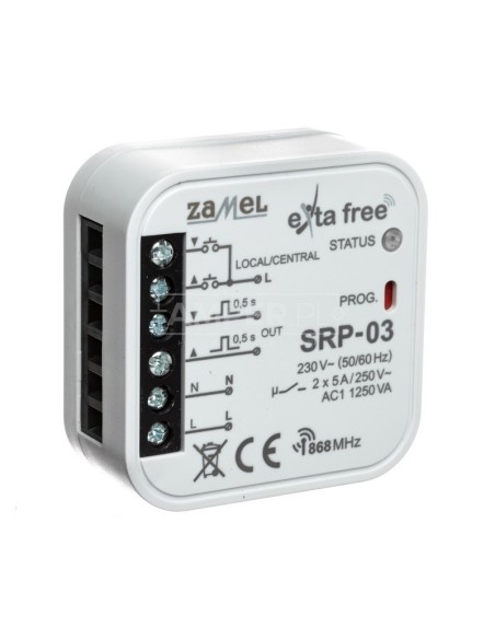 Sterownik rolet dopuszkowy centralny SRP-03 EXF10000081