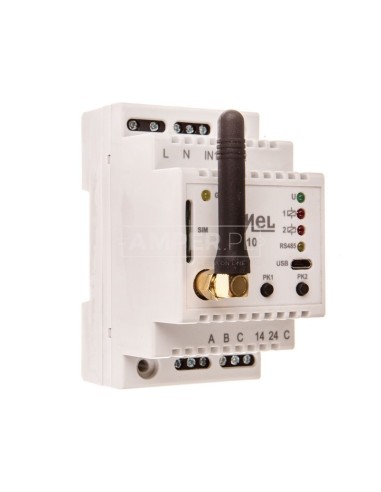 Sterownik zdalny GSM modułowy 2-kanałowy GRM-10 EXF10000083