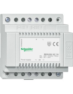 Zasilacz REG, AC 24 V/1A, jasnoszary MTN663529