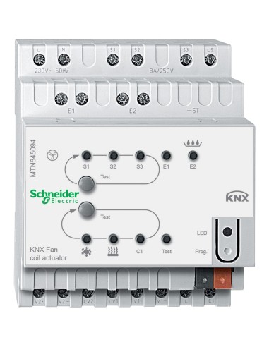 Aktor klimakonwektora KNX REG-K, jasnoszary MTN645094