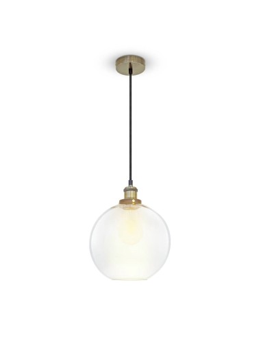 Lampa Wisząca VT-7320 E27 Max. 60W Transparentna 3739