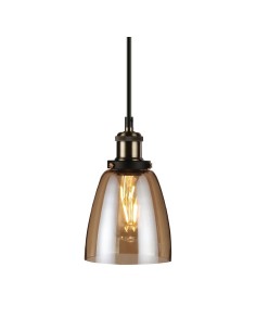Lampa Wisząca VT-7140 LOFT Vintage Szkło Bursztyn fi140 3736