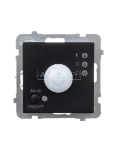 SONATA Elektroniczny czujnik ruchu czarny metalik ŁP-16R/m/33