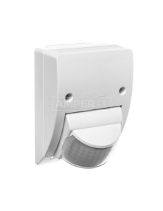 Czujnik ruchu i zmierzchu na podczerwień 12 metrów 600W 160 stopni 230-240V 50Hz IP54 biały IS 2160 B 606015