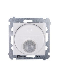 Simon 54 Czujnik ruchu z przekaźnikiem i zabezpieczeniem biały DCR11P.01/11