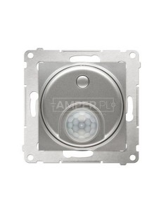 Simon 54 Czujnik ruchu tranzystorowy srebrny mat DCR10T.01/43