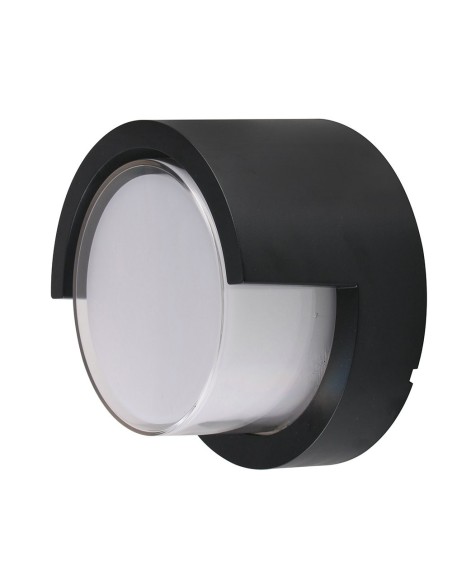 Oprawa ewelacyjna VT-827 12W LED WALL LIGHT COLORCODE:4000K,BLACK -ROUND 8538