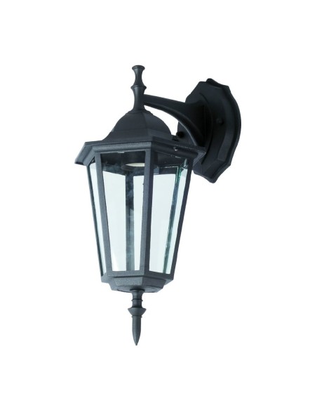 Lampa Ogrodowa Ścienna VT-750 E27 Max. 40W Czarna DOWN 7068