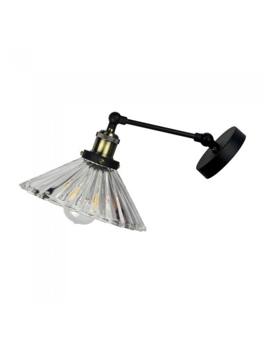 Lampa Ścienna VT-7180 E27 Max. 60W Transparentna 3863