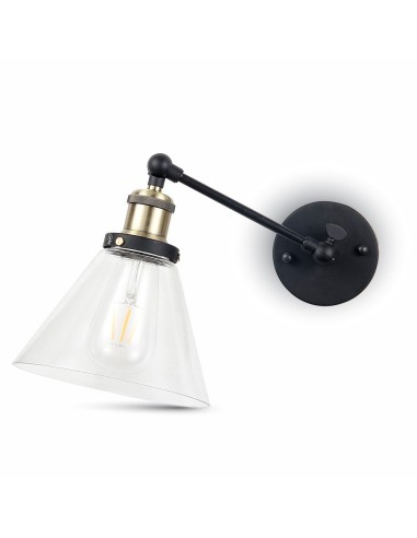 Lampa Ścienna VT-7143 E27 Max. 60W Transparentna 3862