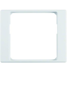 Arsys Pierścień oddzielający do płytki centralnej 50x50mm, biały 11080169 Berker Hager