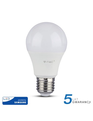 Żarówka LED VT-210 SAMSUNG CHIP 9W E27 A58 3000K 806lm A+ 200st. 228