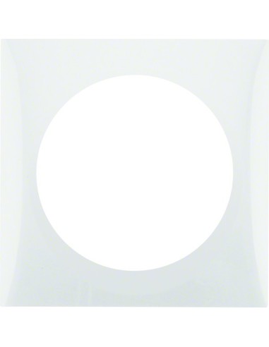 Integro Flow Ramka 1-krotna, biały, połysk 918272509 Berker Hager