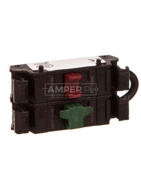 Styk pomocniczy płaski 1R z samokontrolą 1Z montaż czołowy M22-FK01SMC10 180793 M22-FK01SMC10 180793