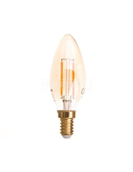 Żarówka LED 2W E14 A60 170lm 2200K świeczka VINTAGE Z74300