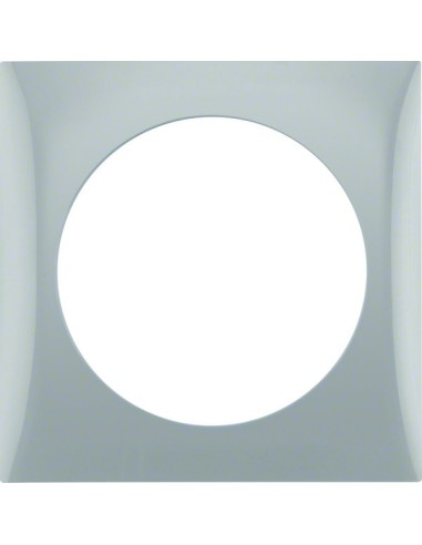 Integro Flow Ramka 1-krotna, szary, połysk 918272507 Berker Hager