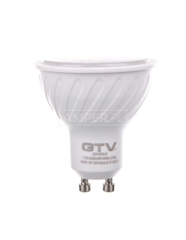 Żarówka LED GU10 7,5W 570lm 3000K AC 220-240V 120st. LD-PC7510-30