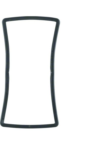 Arsys Pierścień uszczelniający, do montażu ściśle przylegającego do ściany, urządzeń podtynkowych, czarny 105700 Berker Hager