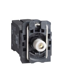 Zestaw świetlny pomarań. z korpusem/kołnierzem mocującym z żarówką BA9s 400V ZB5AV5D5