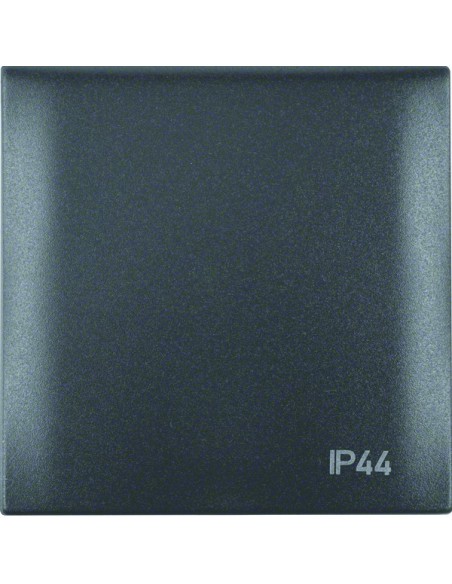 Integro Flow Ramka z pokrywą z nadrukiem "IP44", antracyt, mat 918282595 Berker Hager